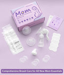 Breastfeeding Essentials Kit for Nursing Moms - Manual Breast Pump, Nipple Shields, Milk Collectors, Breastmilk Storage Bags, Soothing Gel Pads for Breastfeeding Newborn Relief for Sore Nipples 37 Pcs by TinyTreasures Baby Boutique
