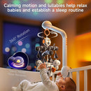 TUMAMA Baby Crib Mobile, High Contrast Baby Crib Toy with Projection Night Light, Music and White Noise, Soft Plush Animal Black and White Hanging Toy for Infant 0 3 6 9 Months Newborn Gift by TinyTreasures Baby Boutique