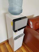 IKT 3 in 1 Water Cooler Dispenser with Ice Maker for 5 Gallon Bottle 27 lbs in 24 hrs 3 Temperature Night Light Perfect for Home Office White by CozyNest Decor