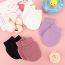 Newborn Baby Mittens No Scratch Cotton Elastic Wrist Gloves Infant Toddler Mittens for Baby Boy Girl 0-6 Months by TinyTreasures Baby Boutique