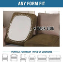 H.VERSAILTEX Velvet Stretch Couch Cushion Cover Plush Cushion Slipcover for Chair Loveseat Sofa Cushion Furniture Protector Seat Cushion Sofa Cover (2 Piece Large Sofa Cushion Covers, Bronze Brown) by CozyNest Decor