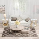 End Table Set of 2 with Charging Station, Side Table with USB Ports and Outlets, Nightstand, 3 Tier End Table with Storage Shelf for Living Room, Bedroom (White Set of 2) by CozyNest Decor