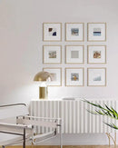 HAUS AND HUES Oak 10x10 Square Picture Frames, Set of 25, Beige, Wall-Mountable, Modern Gallery Wall Frame Set by CozyNest Decor