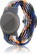 Kids Bracelet Compatible with AirTag, GPS Kid Tracker Holder Braided Wristband for Apple Air Tag, 2022 Upgraded Nylon Adjustable Anti Lost Airtag Watch Band for Kids Children Elders (Navy Blue) by TinyTreasures Baby Boutique