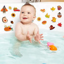 Window Clings Stickers for Kids Window Gel Clings Decals Thick Gel Clings Toddlers and Adults Classroom Home Nursery Airplane Birthday Party Supplies (Fall) by CozyNest Decor