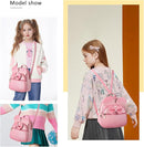 KL928 Girls Bowknot Polka Dot Cute Mini Backpack Small Daypacks Convertible Shoulder Bag Purse for Women by TinyTreasures Baby Boutique