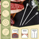 JY COOKMENT Meat Injector Syringe - Flavor Injector with 3 Stainless Steel Professional Needles;2pcs Cleaning Brush for BBQ Grill Smoker 2-oz Large Capacity Barrel by GreenHaven Gardens