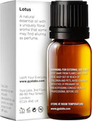 Gya Labs Lotus Essential Oil for Diffuser - 0.34 Fl Oz - 100% Pure Natural Lotus Oil for Skin, Massage, DIY & Candle Making Scent by CozyNest Decor