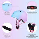 Kids Bike Helmet,Toddler Skateboard Helmets for Ages 2-3-5-8-14 Years Boys Girls，Adjustable Multi-Sport Bicycle Skateboarding Football Roller Skating Scooter Rollerblade Balance Bike Helmet by TinyTreasures Baby Boutique
