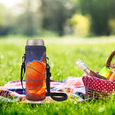 RICHEN Neoprene Water Bottle Carrier Bag with Adjustable Shoulder Strap,Insulated Water Bottle Cover for Stainless Steel/Glass/Plastic Bottles by TinyTreasures Baby Boutique