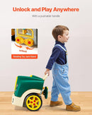 VEVOR Engine Toy, 60 Pieces, Kids Mechanic Car Repair Set with Removable Parts, Lights and Sounds, Steering Wheel and Horn, Kids Mechanic Workshop Set for Toddler Ages 3 Years and Up, Green by TinyTreasures Baby Boutique