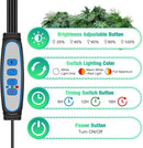 Wolezek Grow Lights for Indoor Plants, 80 LED 4 Heads Full Spectrum Grow Light with Clip, Plant Light with 5000K 3000K 660nm LED Chips, Auto Timer 6 12 16 Hrs, Grow Lamp for Seed Starting by GreenHaven Gardens