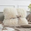 GONAAP Fuzzy Faux Fur Throw Blanket Ivory Super Soft Cozy Plush Fuzzy Shaggy Blanket for Couch Sofa Bed (Ivory, Throw(40"x50")) by CozyNest Decor