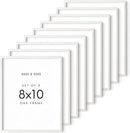 HAUS AND HUES Standalone White Oak Frames Set of 9-8x10 by CozyNest Decor