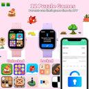 Smart Watch for Kids Girls Boys No APP/Phone Needed, 1.8" IP68 Waterproof Sport Kids Watch Pedometer, Heart Rate, Sleep Monitor, Step Counter, 12 Puzzle Games for Girls Boys Teens 6-16 by TinyTreasures Baby Boutique