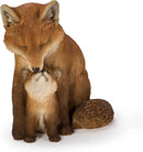 Hi-Line Gift Cuddling Mother and Baby Fox Garden Statue, Brown (87719-I) by GreenHaven Gardens