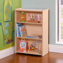 Children’s Factory Value Line Narrow 3-Shelf Toddler Bookshelf and Toy Organizer Shelves for Daycare, Playroom, Preschool by TinyTreasures Baby Boutique