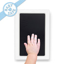 Large Clean Touch Ink Pad for Baby Handprints and Footprints – Inkless Infant Hand & Foot Stamp – Safe for Babies, Doesn’t Touch Skin – Perfect Family Memory or Gift, Black Print Kit by Tiny Gifts by TinyTreasures Baby Boutique