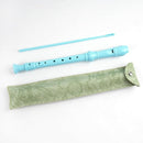 Recorder Instrument for Beginner Kids Adults,8-Hole Soprano Descant Recorder Music Flute with with Cleaning Rod & Leather Case For School Student Home Entertainment(2-Carved Light Green) by TinyTreasures Baby Boutique