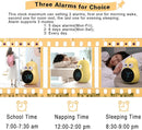 Kids Alarm Clock for Girls Pear Alarm Clock with Snooze Toddler Sleep Training Clock for Bedroom Home Office(Yellow) by TinyTreasures Baby Boutique