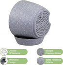 Big Self Watering Pots 12/10/9 inch, Planter, Plant Pots with Mesh Drainage Holes for Indoor Outdoor Garden Plants, Plastic Flower Pots with Removable Deep Reservoir, Speckled Grey by GreenHaven Gardens