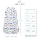Baby Sleep Sack 1-2 T Baby Wearable Blanket 100% Organic Cotton 0.5 TOG Muslin Toddler Sleeping Sacks 2- Way Zipper Warm 12-24 Months by TinyTreasures Baby Boutique