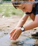 Kids Analog Watch Boys Girls, 30M Waterproof, Sports Watch for Boys, Easy to Read Children's Thin Dial Wrist Watches with Soft Band, for Ages 5-15 Kids Great Birthday Gifts Christmas Day by TinyTreasures Baby Boutique