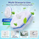 Cecailin® 60pcs Disposable Toilet Brush. Bathroom Cleaning. Disposable Bowl Cleaners Compatible with Most Toilet Brushes by CozyNest Decor
