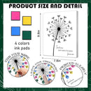 SHLINCO Teacher Thank You Gift Box, DIY Personalized Student Fingerprint Keepsake Set, Unique Year-End Gifts from Students to Teachers, Teacher Plant Seeds by TinyTreasures Baby Boutique
