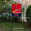 WinCraft St. Louis Cardinals Garden Flag with Stand Holder by GreenHaven Gardens