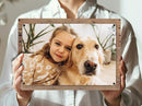 MUNDAZE Custom Portrait Metal Print on Reclaimed Wood Pallet Frame – Personalized Family Photo Gift – Glossy Aluminum Wall Art Keepsake – Made and Shipped in USA (10 x 7) by TinyTreasures Baby Boutique