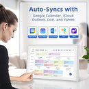 21.5 Inch Digital Calendar, Electronic Chore Chart, Smart Weekly and Monthly Planner 1920 * 1080P IPS Touchscreen Wall and Desk Calendar for Family Schedules, White by TinyTreasures Baby Boutique
