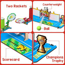Smartivity Tabletop Tennis - Pickleball Game Kit for Kids 6 to 12, 2-Player STEM Toy with Mechanical Rackets & Scoreboard, Birthday Gift for Boys & Girls Age 6,7,8,9,10,11,12,13,14 Years by TinyTreasures Baby Boutique