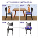 Toddler Booster Seat for Dining Table,4 Inches Washable Double Safer Straps Non-Slip Bottom Booster Seat Dining for Kids, Portable Travel High Density Sponge Detachable Increasing Cushion for Child. by TinyTreasures Baby Boutique
