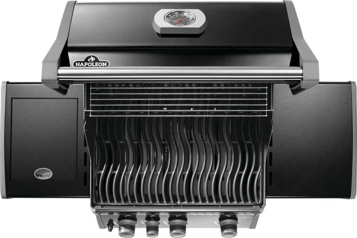 Napoleon Rogue 425 Natural Gas Grill with Range Side Burner, Black, 3 Stainless Steel Main Burners, Durable Outdoor Cooking, photo 4 of 6