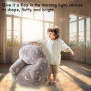 Toddler Chair, Glow in The Dark Kids Sofa Bean Bag Chair for Kids Children Couch Toddler Mini Sofa Armrest for Children, Lightweight Children Sofa(Moon Grey) by TinyTreasures Baby Boutique