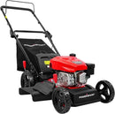 PowerSmart Lawn Mower Gas Powered, 18-Inch 144cc Engine 3-in-1 Walk-Behind Push Lawn Mower, Oil Included by GreenHaven Gardens