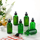 Norme 12 Pcs 8 oz Glass Spray Bottles with Funnels and Labels Refillable Cosmetic Empty Spray Bottles with Sprayer Containers for Essential Oil Cleaning Solutions (Green,Stylish) by GreenHaven Gardens