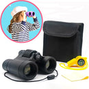 Kids Binoculars Best Gifts for 3-12 Years Boys Girls High-Resolution Optics Shockproof Mini Compact Binocuolar Toys Folding Small Telescope for Bird Watching Camping Outdoor Play by TinyTreasures Baby Boutique