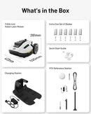 YUKA Mini 500H Robotic Lawn Mower Reception 0.12 Acre,Max. 0.17 Acre, Ultrasense AI Vision+ RTK Positioning, Auto Mapping, App Control, 50% Slope, Cutting Height 2''~3.5'', 15 Mowing Zones by GreenHaven Gardens