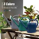 2 Gallon Watering Can, Outdoor Watering Can for Plants, Garden Water Can with Removable Long Spout and Stainless Steel Sprinkler Head, Large Water Can for Greenhouse (Gray, 2 Gallon) by GreenHaven Gardens