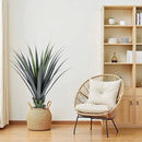 44inch Artificial Agave Plant Potted Plants Fake Agave Plant for Home Office Garden Indoor Outdoor Decoration (2PACK) by CozyNest Decor