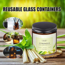 Auelife Citronella Candles Outdoor, 12oz Large 3-Wick Candle for Outside Patio Camping & Garden, Natural Soy Wax Citronella Candle for Summer Gift, Long Lasting for Indoor Home Scented, 50+ Hour Burn by CozyNest Decor