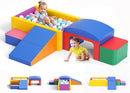 Lischwert Foam Climbing Blocks for Toddlers, Soft Play Ball Pit, Baby Climbing Blocks Soft Play Climbing for Toddlers with Foldable Block and Tunnel Indoor Climbing Toys for Toddler 1-3 by TinyTreasures Baby Boutique