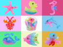 Magic Water Elf Toy Kit, 20 Bottles 24 Molds 70ML Aqua Fairy Water Gel Kit with Sparkling Magic Gel Glow in The Dark, Crate Your Own Magic Water Pets Aqua Fairy Craft Kits for Kids by TinyTreasures Baby Boutique
