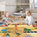 Dino Fossil Eggs Dinosaur Toys - 12 Dinosaur Eggs Dig Excavation Kit w Play Mat for Kids Ages 5-7 Easter Basket Essentials STEM Toy Christmas Birthday Gift for Boys Girls 3 4 5 6 7 8 + 8-13 Years Old by TinyTreasures Baby Boutique