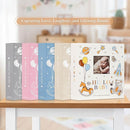 Lanpn Baby Photo Album 4x6 600 Pockets, Linen Cover Photo Book Newborn Bebe Album Memory Book with Front Window Holds 600 Horizontal and Vertical Pictures Gift for Boy Girl Baby Shower Pink by TinyTreasures Baby Boutique