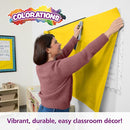Colorations Dual Surface Paper Roll Classroom Supplies for Arts and Crafts Yellow (36" x 1000') (Item