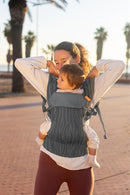 Beco Gemini Baby Carrier Newborn to Toddler - Front, Back and Hip Seat Carrier, Baby Carrier Backpack & Baby Front Carrier with Adjustable Seat, Ergonomic Baby Holder Carrier 7-35lbs (Dark Zebra) by TinyTreasures Baby Boutique