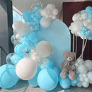 130pcs Pale Aqua Balloons Different Sizes 18" 12" 10" 5" Aqua Blue Latex Balloon Garland Arch Kit for Birthday Baby Shower Graduation Wedding Gender Reveal Anniversary Party Decorations by CozyNest Decor